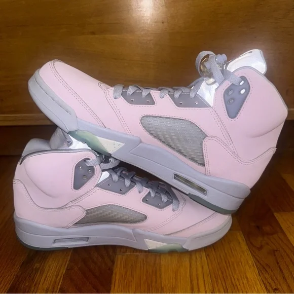Air Jordan 5 Retro Easter Pink Basketball Sneakers Shoes  display picture 3